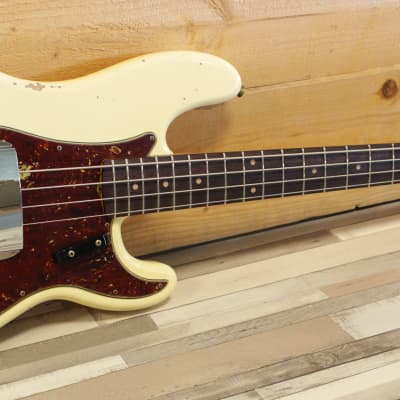 Fender Custom Shop Time Machine 1964 Precision Bass Relic - Aged Vintage White for sale