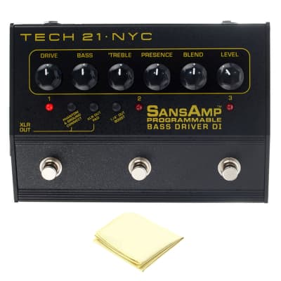 Tech 21 Sansamp Programmable Bass Driver