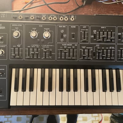 Roland SH-1 analog mono synth synthesizer huge acidic sound w/ case