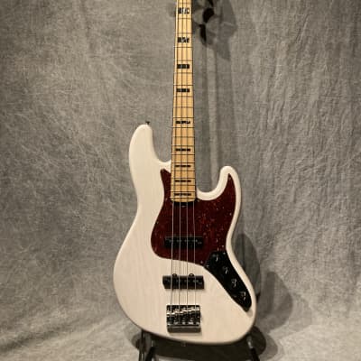 Fender American Deluxe Jazz Bass 2014 - White Blonde image 1