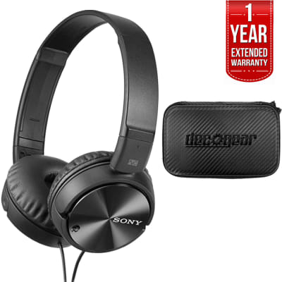 Sony Noise Cancelling Headphones, Deco Gear Hard Case & 1 Year Extended Warranty image 5