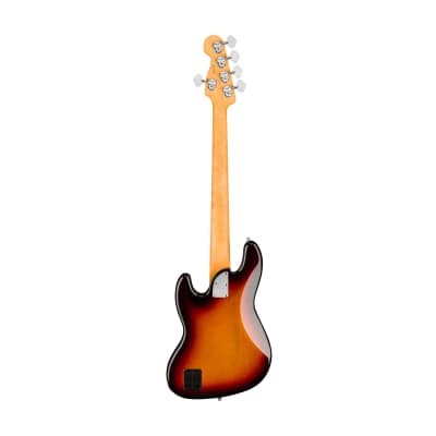 [PREORDER] Fender American Ultra 5-String Jazz Bass Guitar, RW FB, Ultraburst image 2