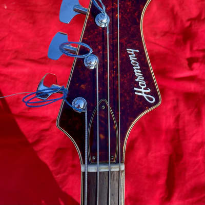 1966 Harmony H-27 Bass Guitar USA W/VIDEO image 3