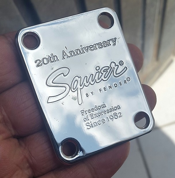Squier clearance neck plate