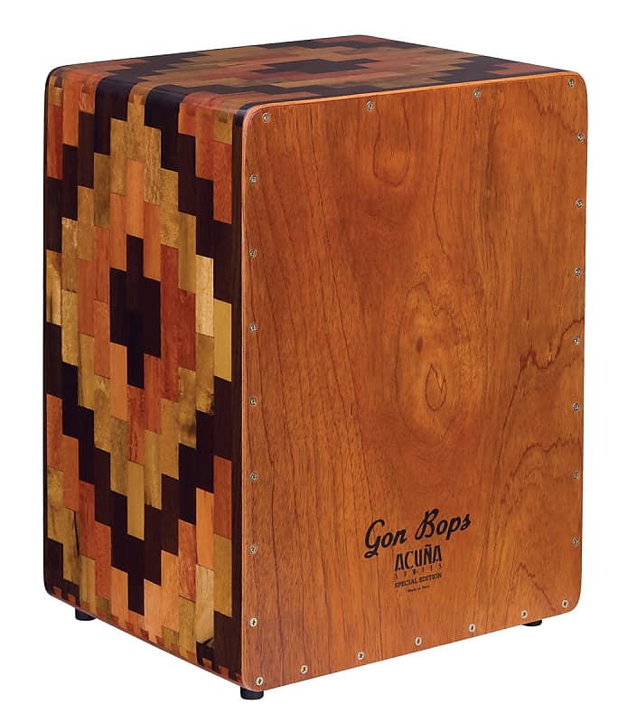 Gon Bops Alex Acuna Special Edition Cajon with Carrying Bag image 1