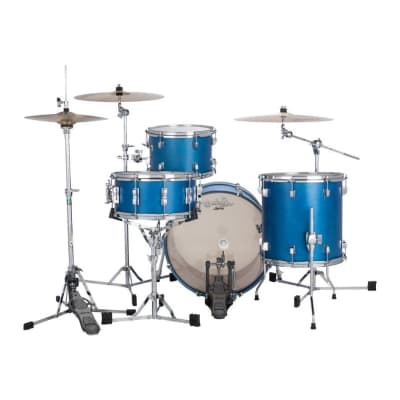 Ludwig Neusonic Downbeat 3pc Drum Set Satin Royal Blue image 3