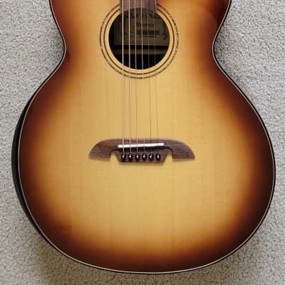 Alvarez ABT710CEARSHB Baritone Acoustic Electric Guitar, Shadow Burst, New Gig Bag image 2