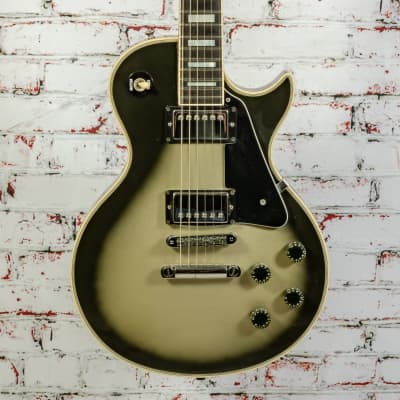 Gibson Vintage 1981 Les Paul Custom Electric Guitar, Silverburst w/ Case x1580 (USED) for sale