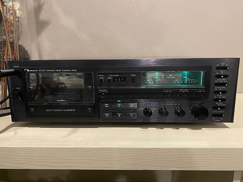 Nakamichi 670ZX Cassette Deck (Fully restored by Norman Van Wijnen in  Holland)