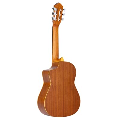 Ortega Requinto Series Pro Solid Top Nylon String Guitar w/ Bag image 2