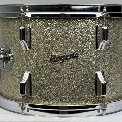 Rogers 22/20/12/13/16/5x14" VIDEO 60's Holiday Drum Set - Silver Sparkle Brockstein's Music image 20