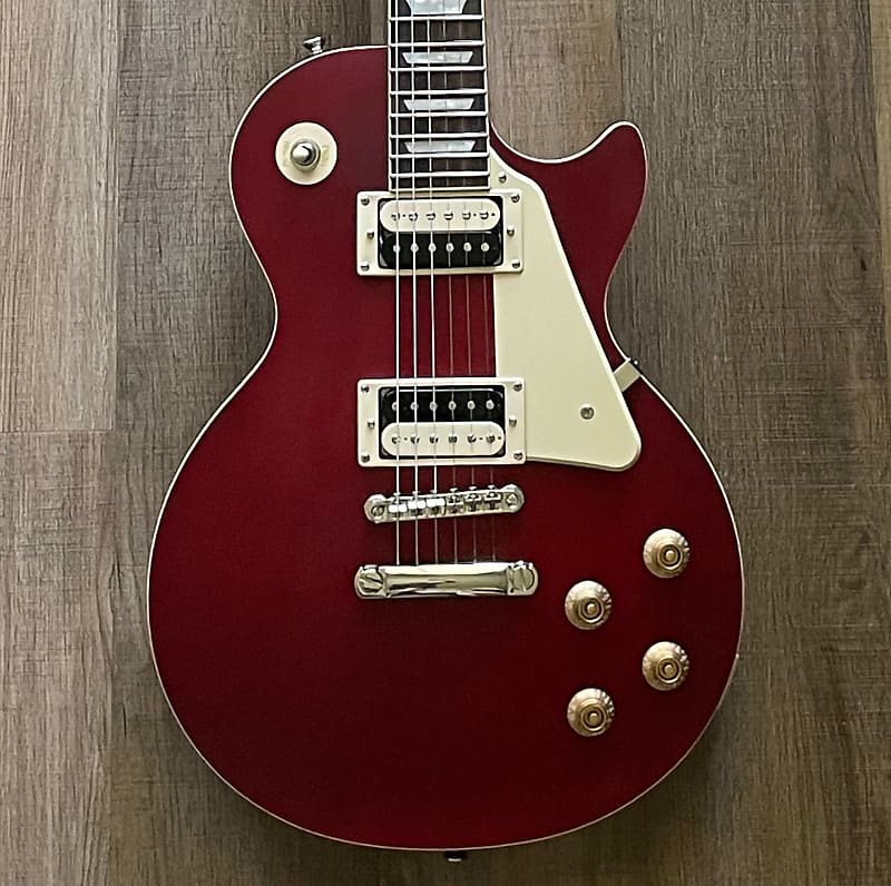 Epiphone Les Paul Traditional Pro IV Worn Wine Red w Locking Tuners