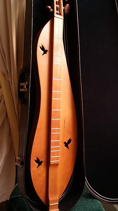 Warren May 'HourDrop' Cherry Wood Kentucky Dulcimer 1991 MINT | Reverb