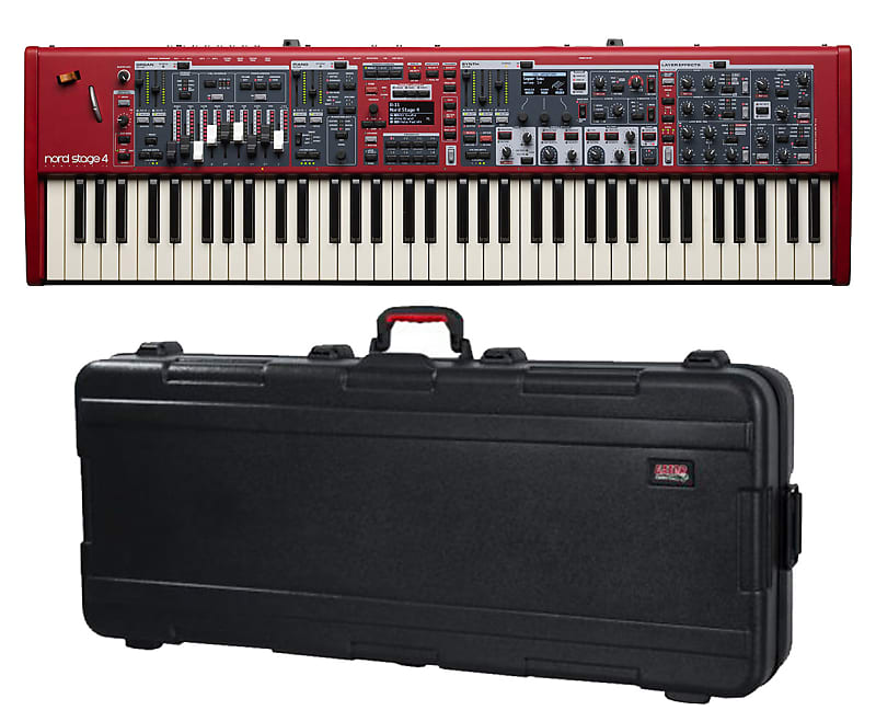 Nord Stage 4 Compact 73-Key Semi-Weighted Keyboard + Gator Cases TSA Case image 1