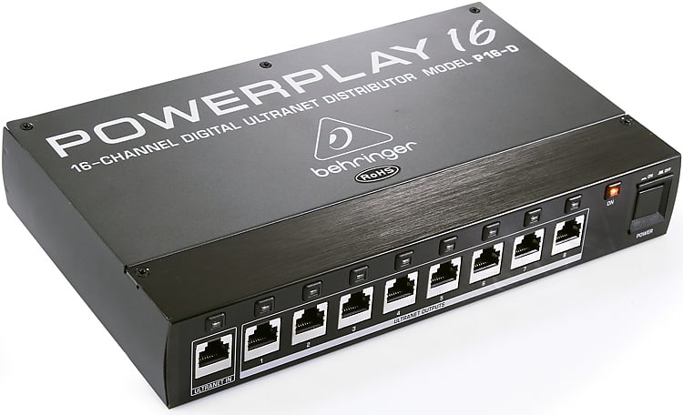 Behringer Powerplay P16-D 16-channel Distribution Module image 1