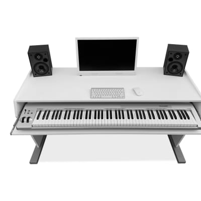 Bazel Studio Desk Amadeus 88 keys Music Composer Desk White image 3
