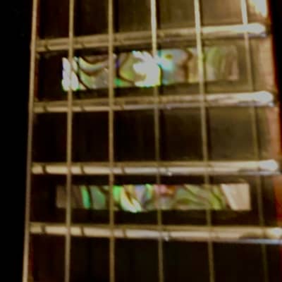 J.W. Van SG style neck through Electric guitar Cherry Burst image 11