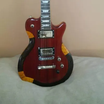 Occhineri Custom Guitar Padauk Top And Inlay for sale