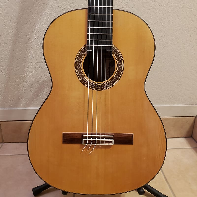 David Daily David Daily Classical Guitar -Natural Spruce, Scale/Nut: 650mm/52mm 1999 - Top: Spruce Sides and Back: Indian Rosewood Neck: Mahogany Fingerboard: Ebony image 1