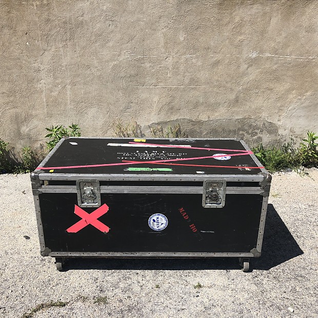 ATA Drum Boat Road Case 2000s Black marked L.A.M.F