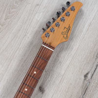 Suhr Standard Plus HSS Guitar, Pau Ferro Fretboard, Bahama Blue image 8