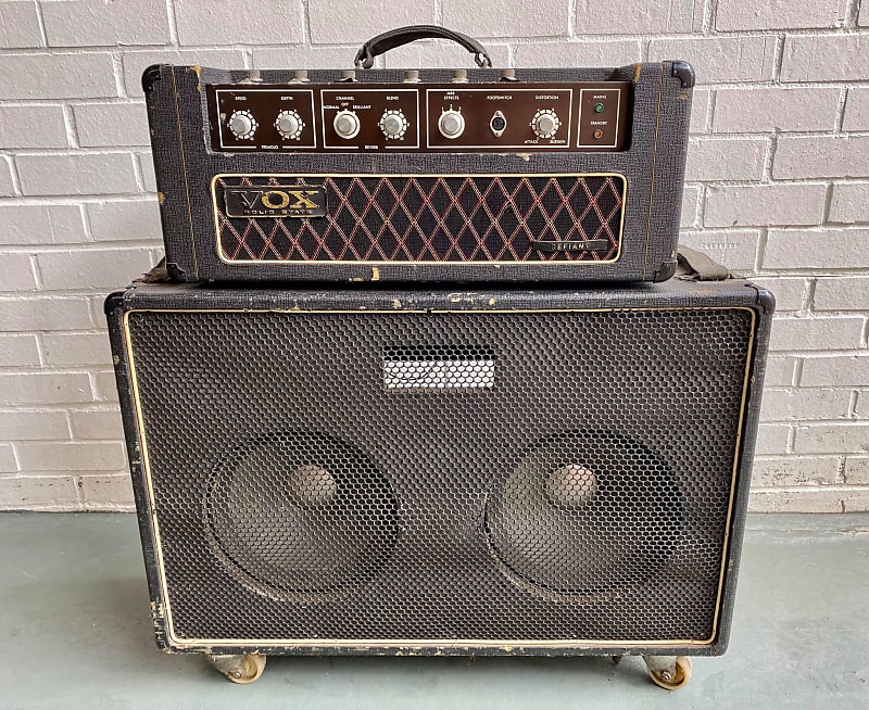 RARE Jimi Hendrix Tour Played Vox Defiant 100 Watt Artist Owned Vintage Guitar Amp 2x12 Speaker Cab image 1