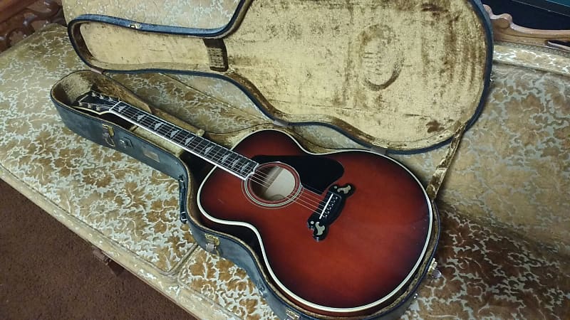 Yamaha CJ-15B 1978 Jumbo All Solid Vintage Acoustic Guitar Nippon Gakki  Made In Japan With Hardshell Case