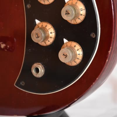 Mars Hertiecaster – 1970s Vintage Teisco Style Solidbody SG Guitar image 4