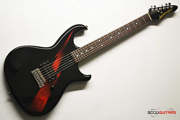 Aria Pro II RS INAZUMA ブラック エレキギター Aria Pro II RS Inazuma-I 1983-1984 Black w/Thunderbolt | Reverb