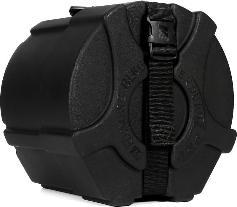 Humes & Berg Enduro Pro Foam-lined Mounted Tom Case - 8" x 10" - Black (5-pack) Bundle image 1