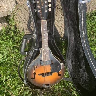 Gibson  A 50 mandolin  1952  Vintage sunburst New Hard Case P90  Electric Conversion AWESOME image 1