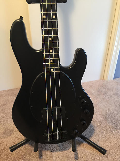 Ernie Ball/Musicman Stingray 4H Stealth Black | Reverb