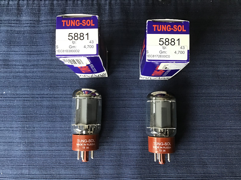 Tung-Sol 5881 Tubes | Reverb