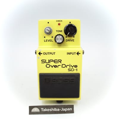 BOSS SUPER Over Drive SD-1 日本製　1988年製 Boss SD-1 Super Overdrive 1981 - 1988 Made In Japan | Reverb