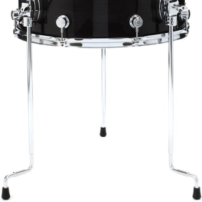 DW Performance Series Floor Tom - 16 x 18 inch - Ebony Stain Lacquer image 1