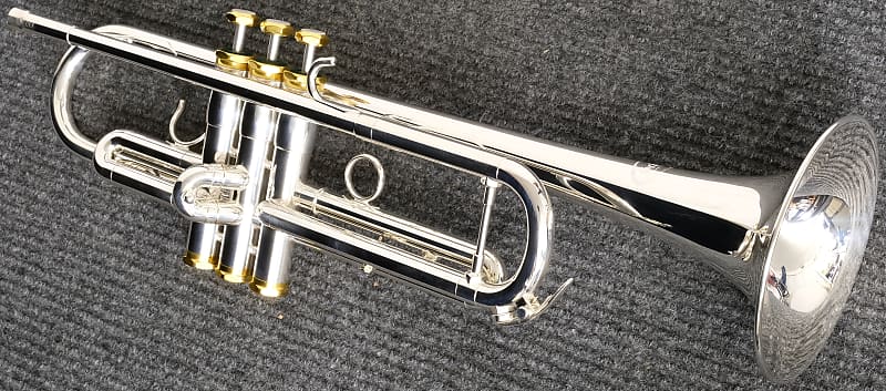 Schilke Model i33 Silver Plated Bb Trumpet w Gold Trim Kit image 1
