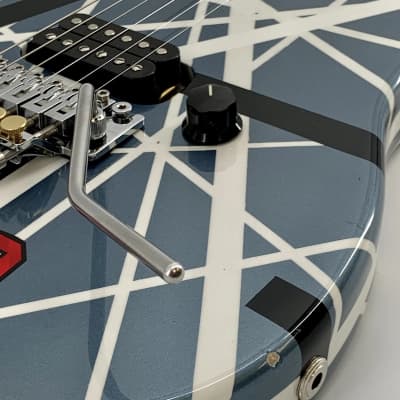 EVH 5150 Custom Frankenstrat ★ Blue, White & Black EVH | Reverb