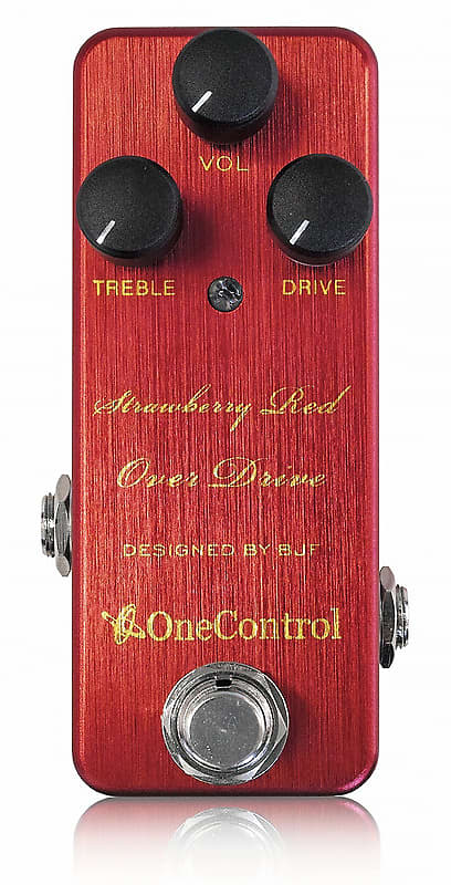 One Control BJF Series Strawberry Red Overdrive - One Control BJF Series Strawberry Overdrive image 1