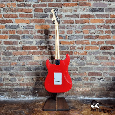 Squier / Fender MIM Stratocaster Partscaster (1997, Fiesta Red Relic) image 16