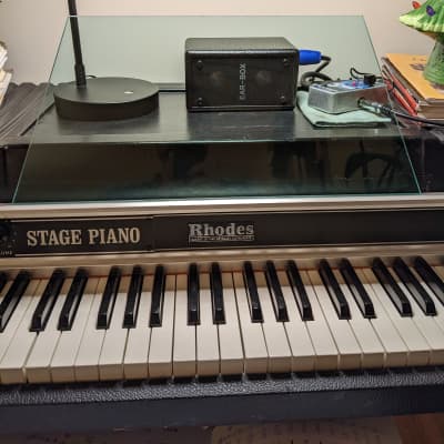 Music Stand for Rhodes Mark II Stage Piano - Acrylic, Coke Bottle Green image 1