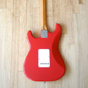 2000 Fender Stratocaster Custom Shop 1956 Closet Classic Relic Guitar Fiesta Red w/ Original Case image 3