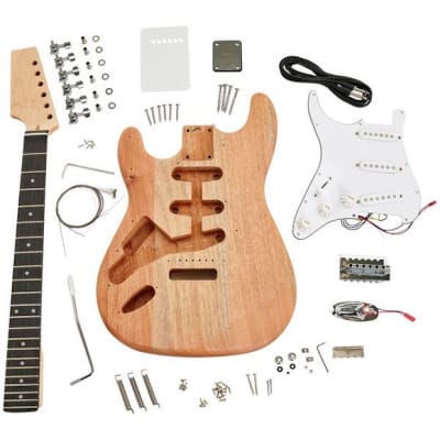 Harley Benton ST LEFT HANDED DIY Electric Guitar Kit - Strat Style for sale