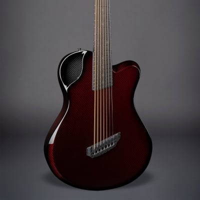Emerald X20-7 String | 7-string carbon fiber electric/acoustic guitar image 2