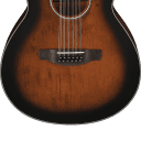 Ibanez AEG5012DVH Acoustic Electric 12-String Guitar in Dark Violin Sunburst