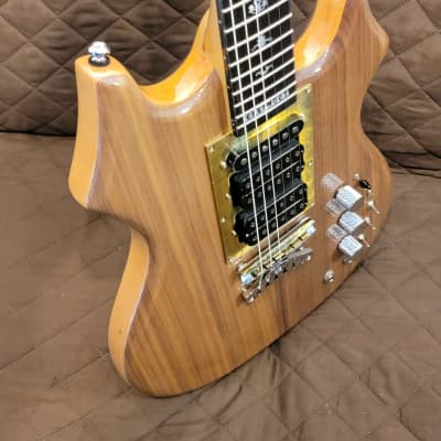 Eastwood Tiger Artist Series Maple w/Walnut Top & Back Body Set Neck C Shape 6-String Electric Guitar image 7