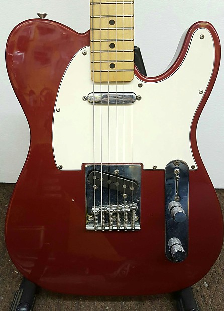 Fender Telecaster 1992 Red MIM | Reverb