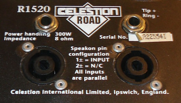Celestion R1520 ROAD SERIES CROSSOVER