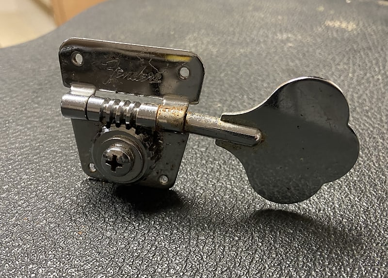 Vintage Fender Bass Tuning Machine Key 1970’s Chrome Reverb