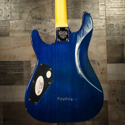 Schecter Omen Extreme-6 Ocean Blue Burst B-Stock Electric Guitar image 3