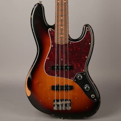 Fender 60th Anniversary Road Worn '60s Jazz Bass - 2020 - Sunburst image 1
